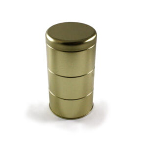 Gold 3-Tier Cannister